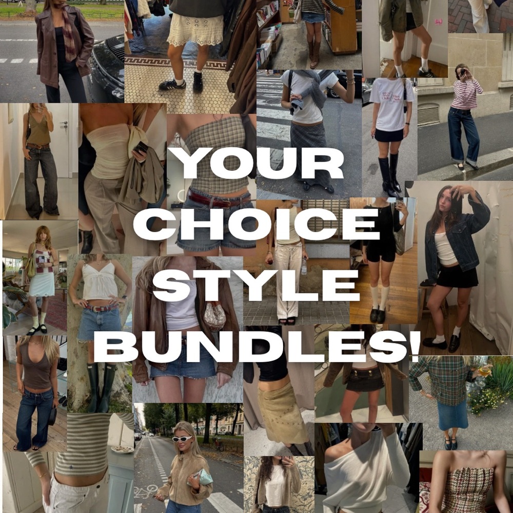Custom Thrifted Style Bundle | 5-7 Pieces Curated to Your Aesthetic